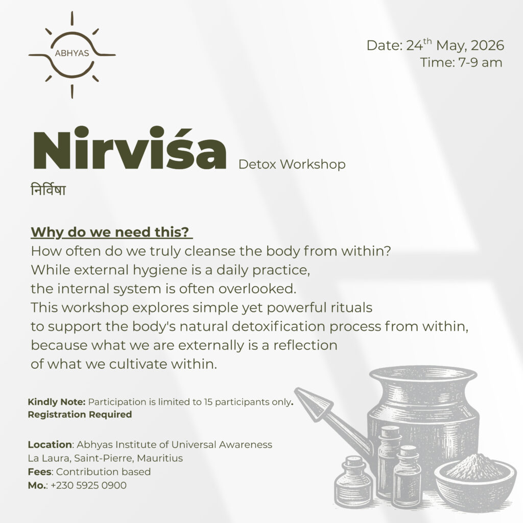 Nirvisha-  Detox Workshop (निर्विषा)